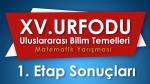 XV.URFODU Matematik sınavı 1. Etap sonuçları açıklandı.