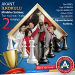 Akant İlkokul Satranç Takımımız Antalya 2.Si