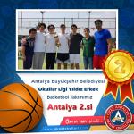 Yıldız Erkek Basketbol Takımımız Antalya 2.si oldu