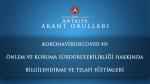KORONAVİRÜS ÖNLEM EĞİTİMLERİMİZ