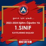 1. Sınıflar için kayıt dönemi başladı
